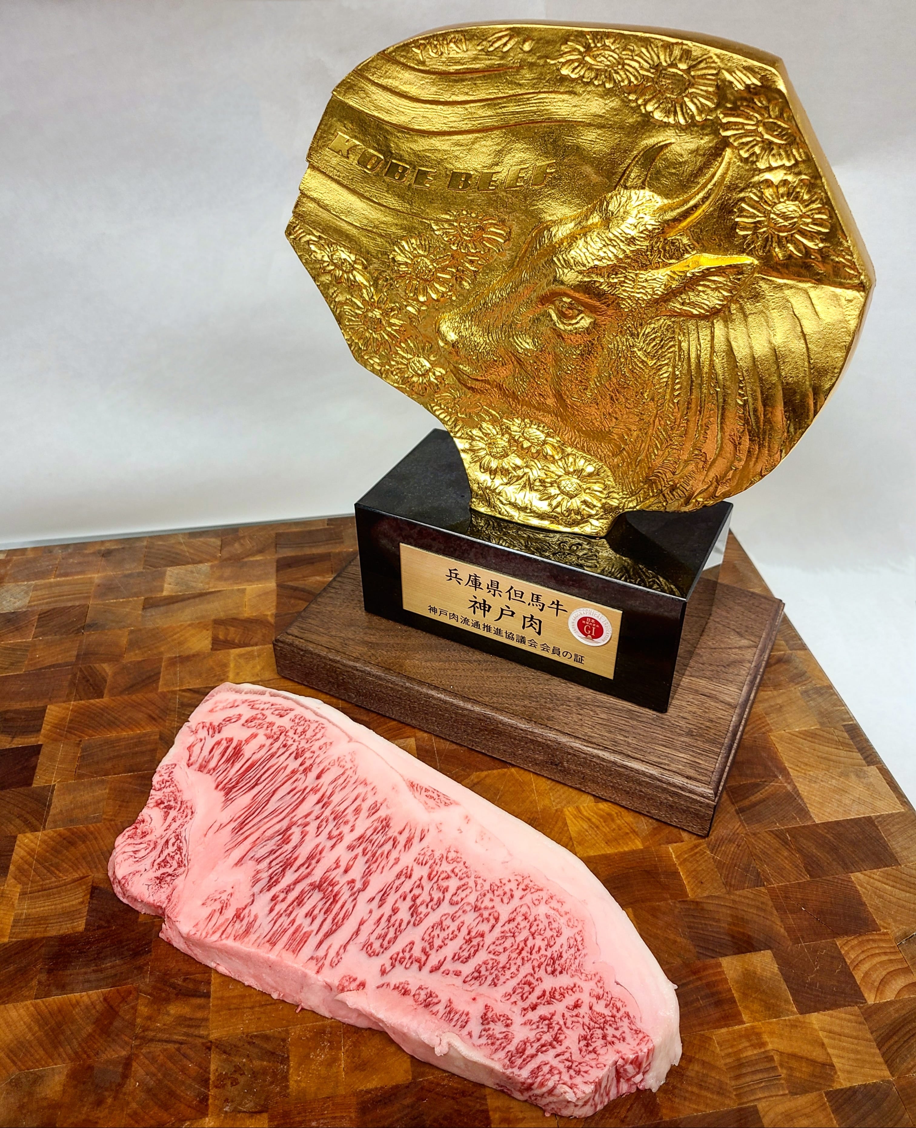 A5 BMS11 Japanese Wagyu Kobe Beef NY Strip - Alpine Butcher